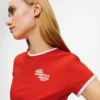 T-SHIRT MET KAPMOUWEN