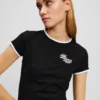 T-SHIRT MET KAPMOUWEN