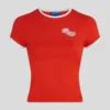 T-SHIRT MET KAPMOUWEN