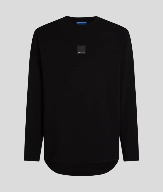 T-SHIRT MET LANGE MOUWEN