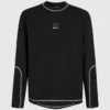 T-shirt met lange mouwen en contrasterende stiksels