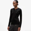 T-shirt met lange mouwen en knoopdetails