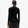 T-shirt met lange mouwen en knoopdetails