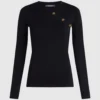 T-shirt met lange mouwen en knoopdetails