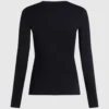 T-shirt met lange mouwen en knoopdetails