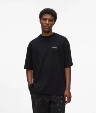 T-shirt met logopatch