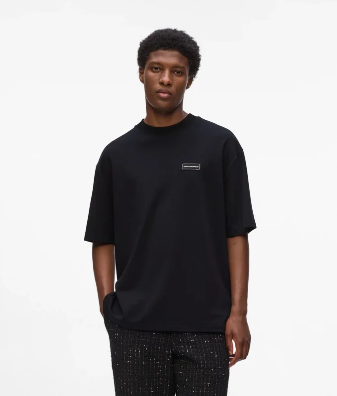 T-shirt met logopatch