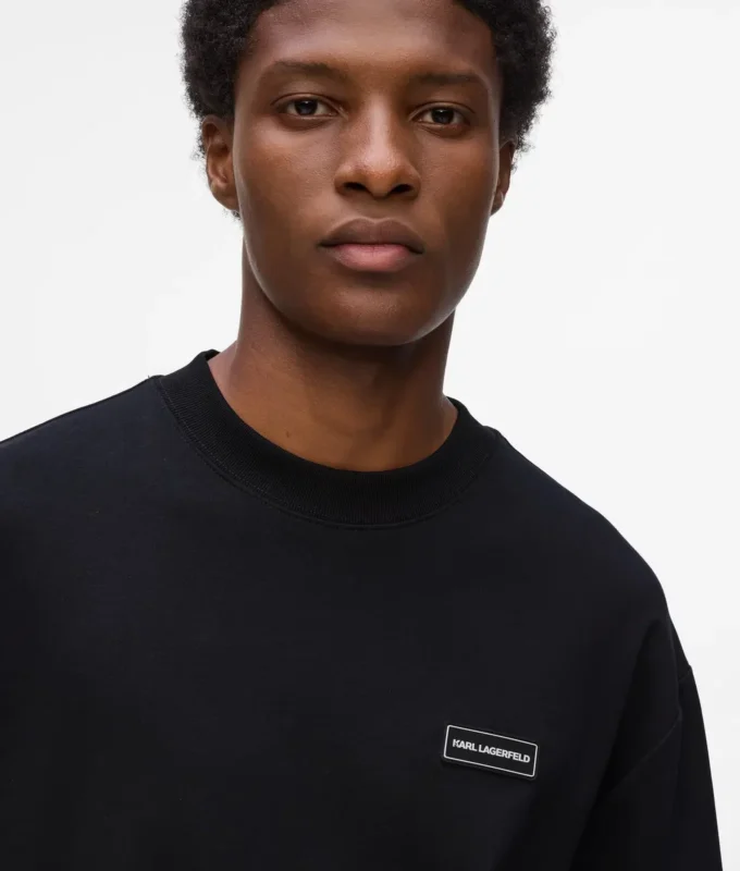T-shirt met logopatch