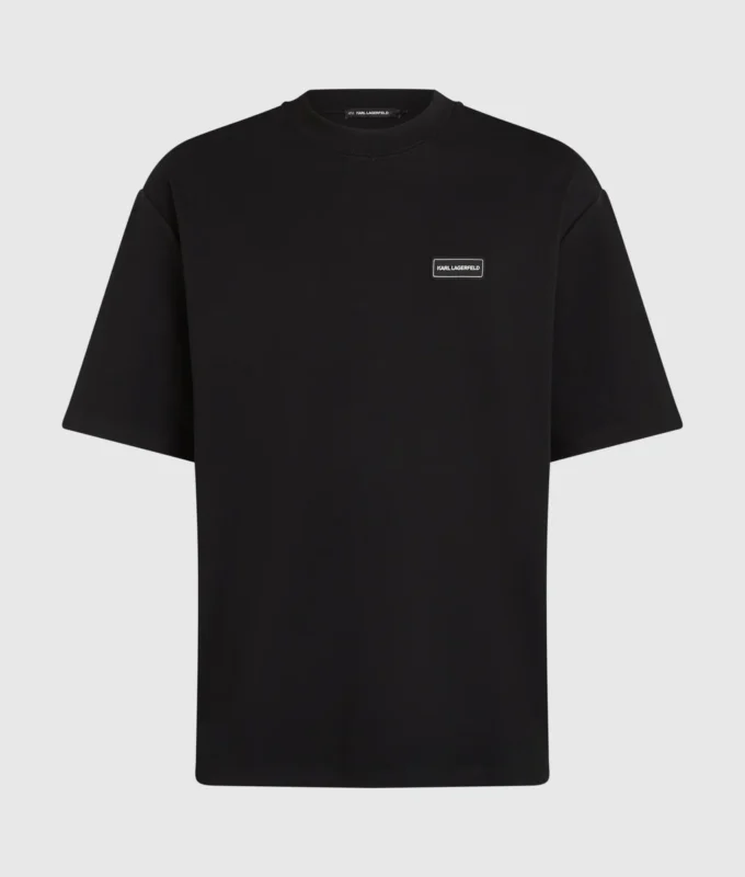 T-shirt met logopatch