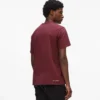 T-shirt met metallic logo