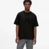 T-shirt met monogram van pailletten