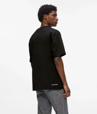 T-shirt met monogram van pailletten