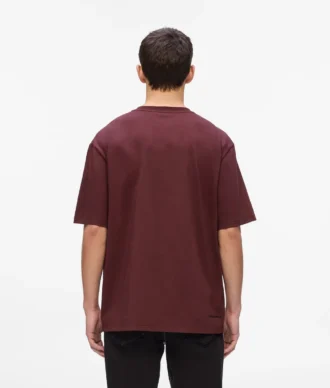 T-shirt met monogram van pailletten