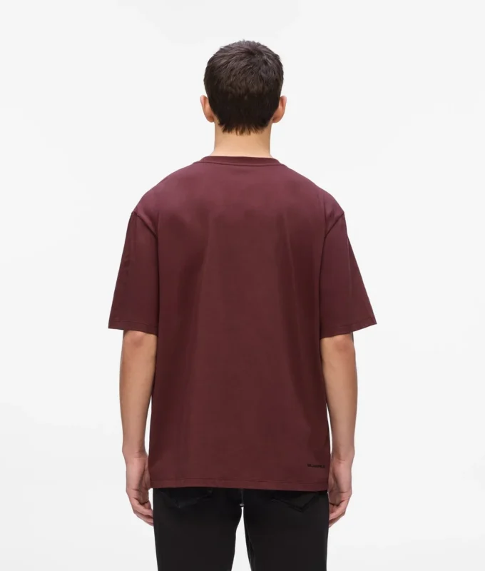 T-shirt met monogram van pailletten