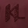 T-shirt met monogram van pailletten