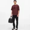 T-shirt met monogram van pailletten