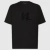 T-shirt met monogram van pailletten