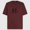 T-shirt met monogram van pailletten