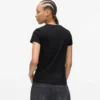 T-shirt met reflecterend logo