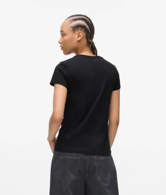T-shirt met reflecterend logo