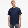 T-shirt met reliëfmonogram