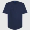 T-shirt met reliëfmonogram