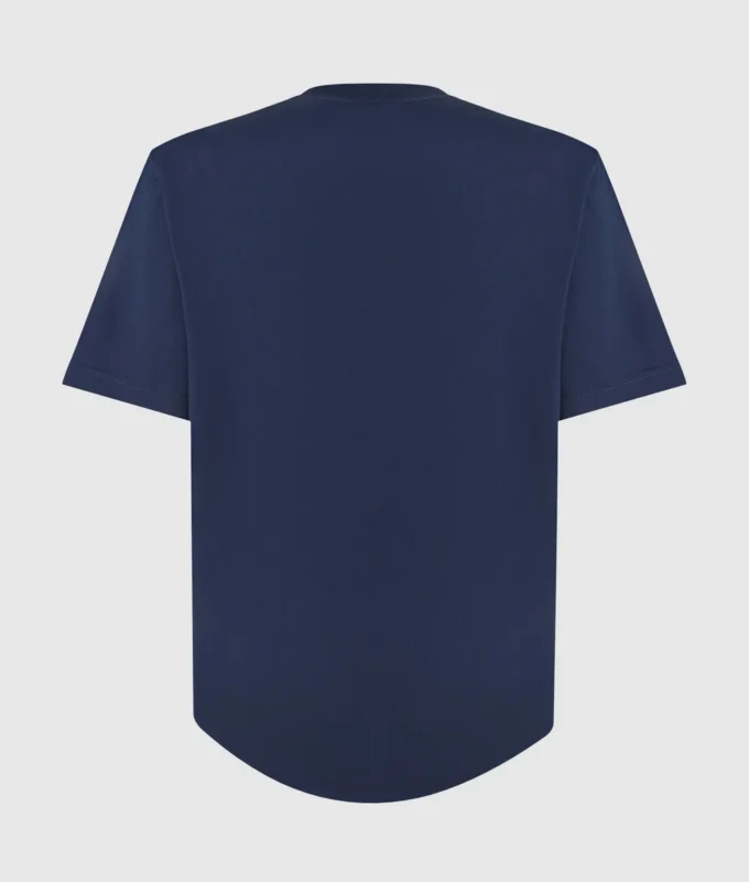 T-shirt met reliëfmonogram