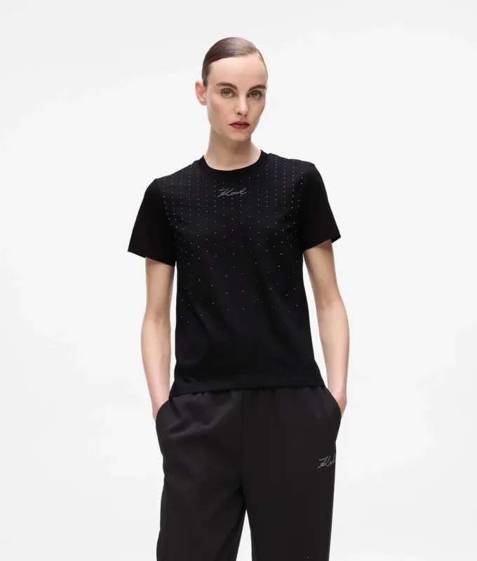 T-shirt met strass
