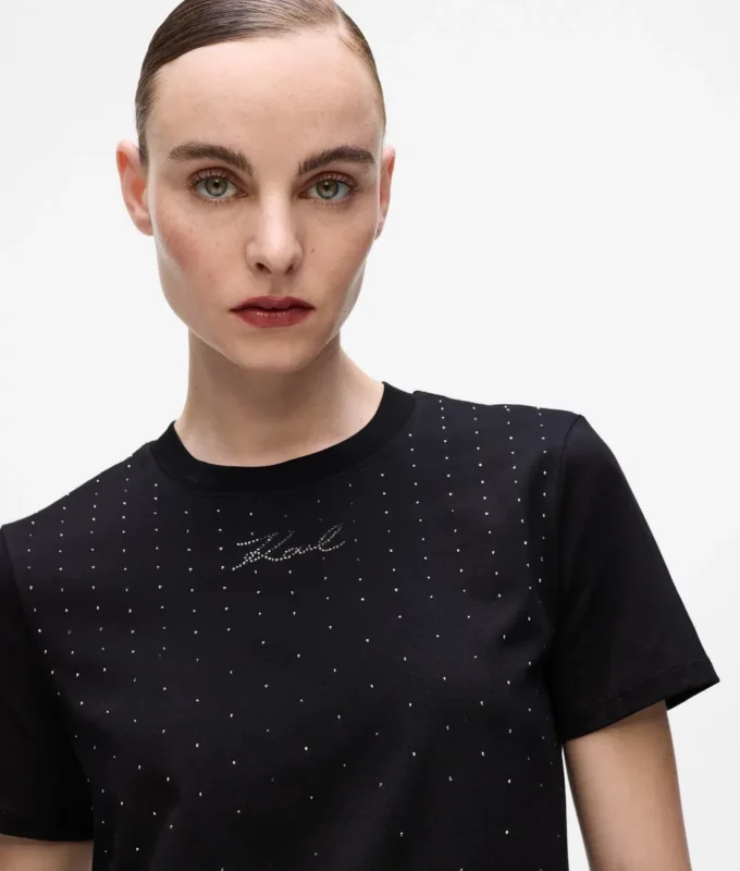 T-shirt met strass
