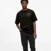 T-shirt met strass monogram