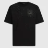 T-shirt met strass monogram