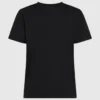 T-shirt met studs en logo