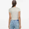 T-shirt met studs en monogram