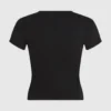 T-shirt met studs en monogram