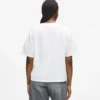 T-shirt met V-hals en kenmerkende zoom