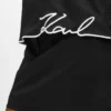 T-shirt met V-hals en kenmerkende zoom