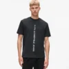 T-shirt met verticaal logo