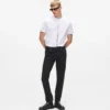 T-shirt met verticaal logo