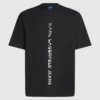 T-shirt met verticaal logo