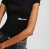 T-SHIRT MET VIERKANTE HALS