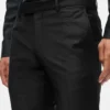 Tailored broek van wolmix