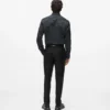 Tailored broek van wolmix