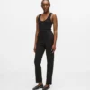 Tailored broek van wolmix