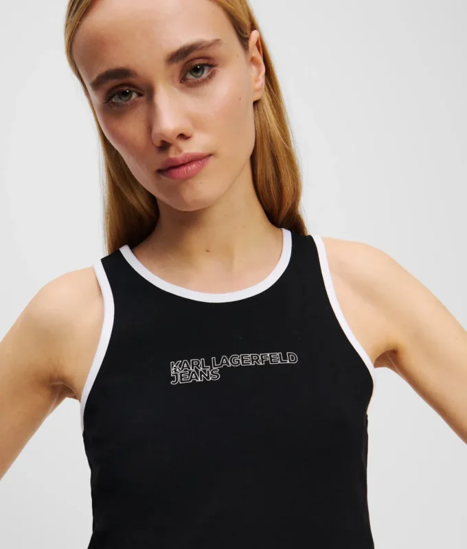 TANKTOP MET PIPINGDETAILS