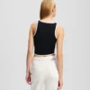 TANKTOP MET PIPINGDETAILS