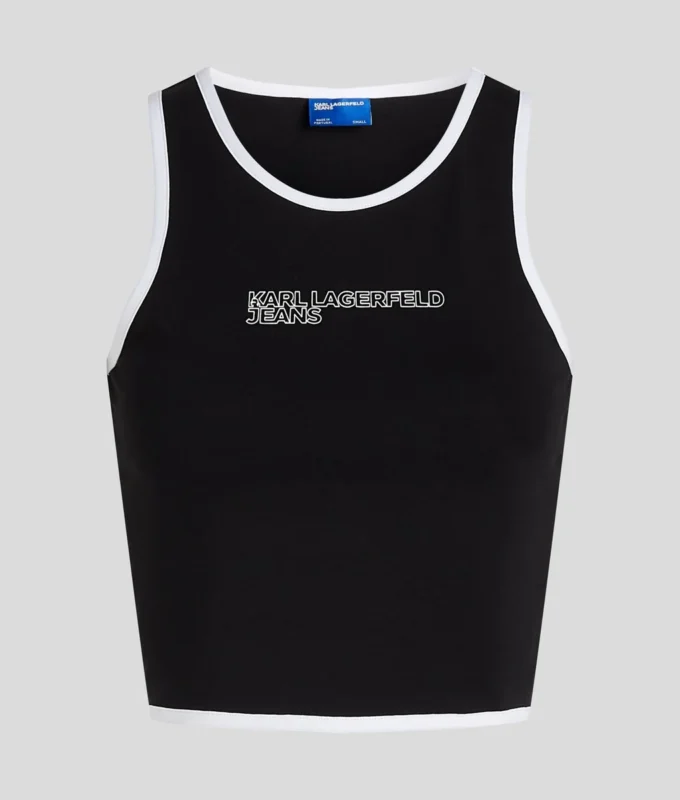 TANKTOP MET PIPINGDETAILS