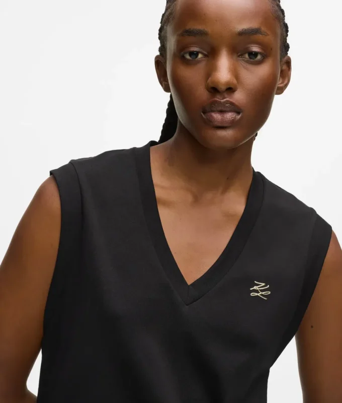 Tanktop met V-hals