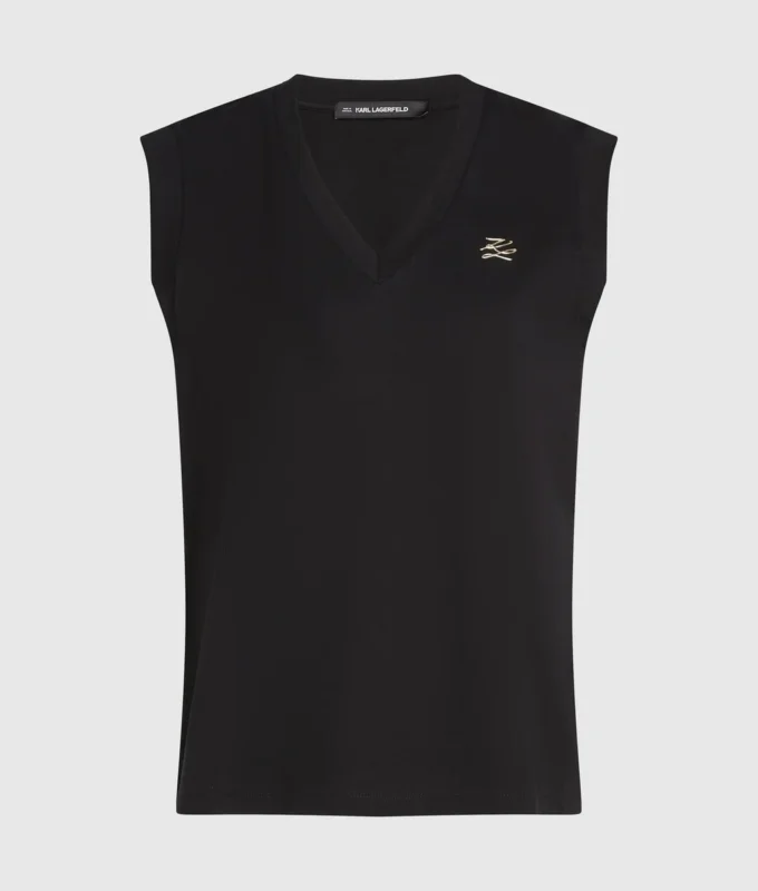 Tanktop met V-hals