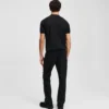 TAPERED JEANS MET RITS