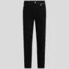 TAPERED JEANS MET RITS